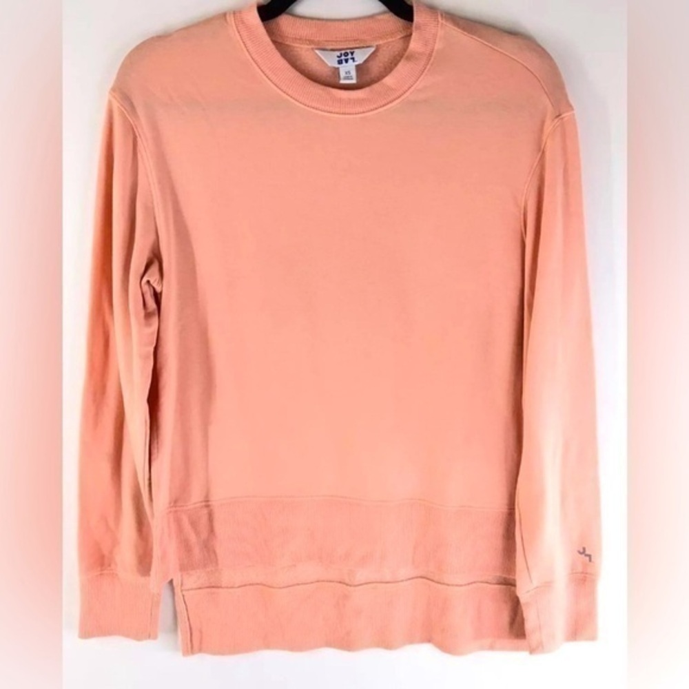 JoyLab Peach Soft Lined Thin Sweatshirt - L